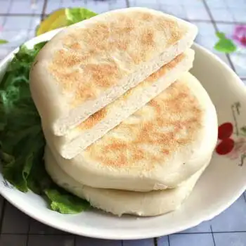 现做白吉馍肉夹馍用饼烧烤用饼里脊肉烧饼小饼手工烧饼家用加大8085g