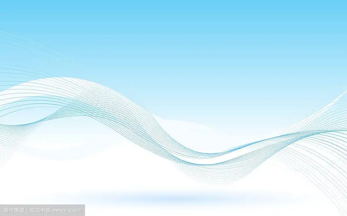 蓝色线条的抽象背景