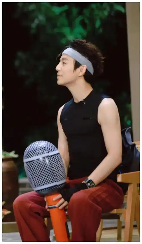 50岁何炅大秀手臂线条肚子平坦赢得赞叹仿佛美食防腐