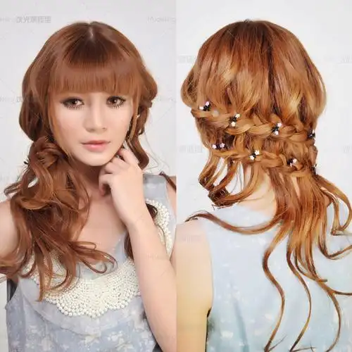 流行实用彩妆造型盘发.扎发.编发发型大全