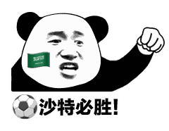 表情熊猫头应援世界杯表情包