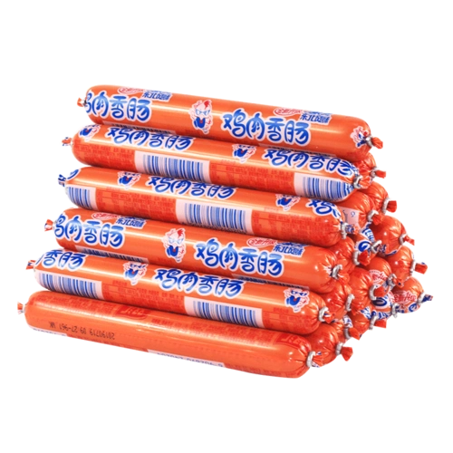 双汇火腿肠鸡肉肠香肠整箱烤肠即食鸡肉火腿肠整箱即食火腿肠煎炸