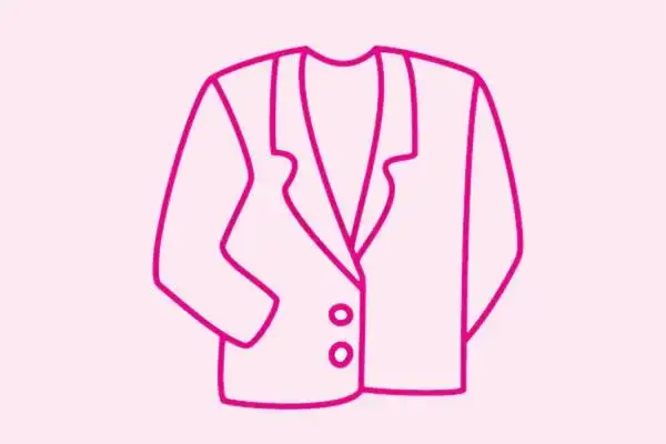 男士西装简笔画