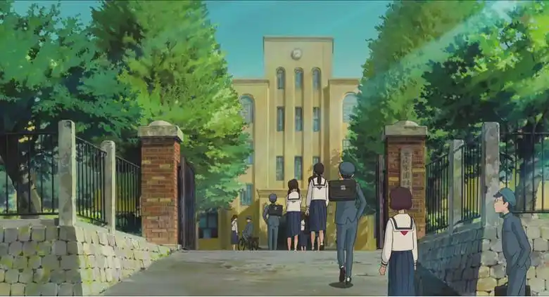 校服校园动漫场景png图片素材下载_动漫png_熊猫办公