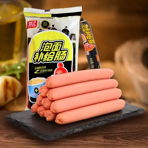 168亓双汇泡面拍档火腿肠240g2袋