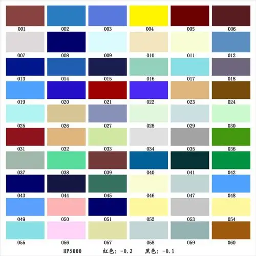 谁知道这些颜色的色彩名字吗?