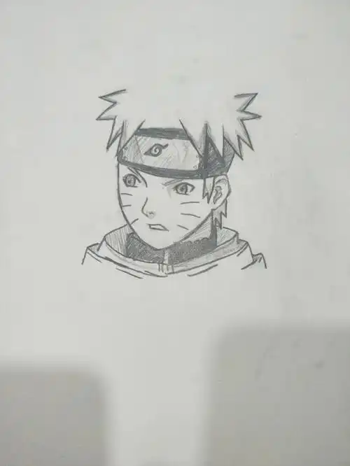 教你画超简单漩涡鸣人