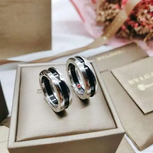 顶级代购版本 宝格丽慈善小红人陶瓷戒指 窄版 情侣款 专柜同步在