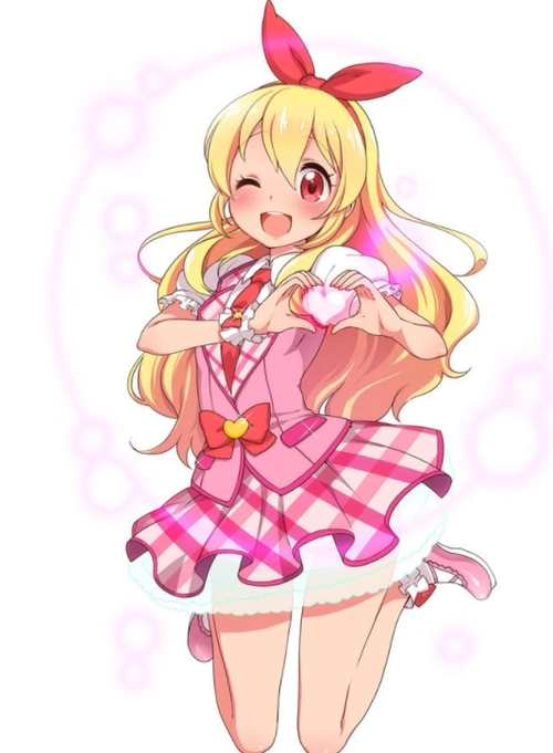 二次元动漫比心少女作品欣赏