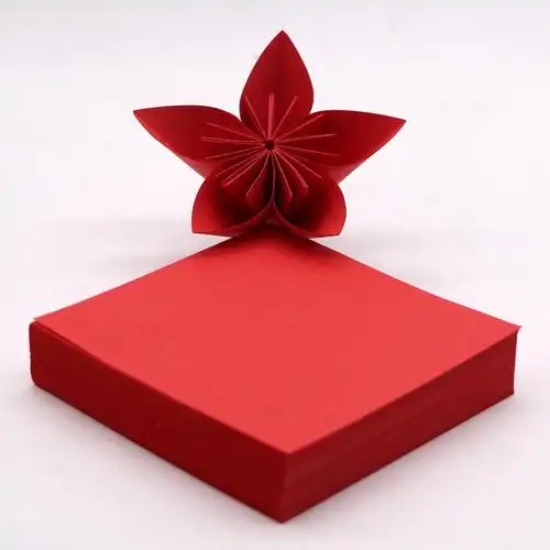 红色千纸鹤爱心玫瑰花折纸学生儿童益智婚庆圣诞节折纸