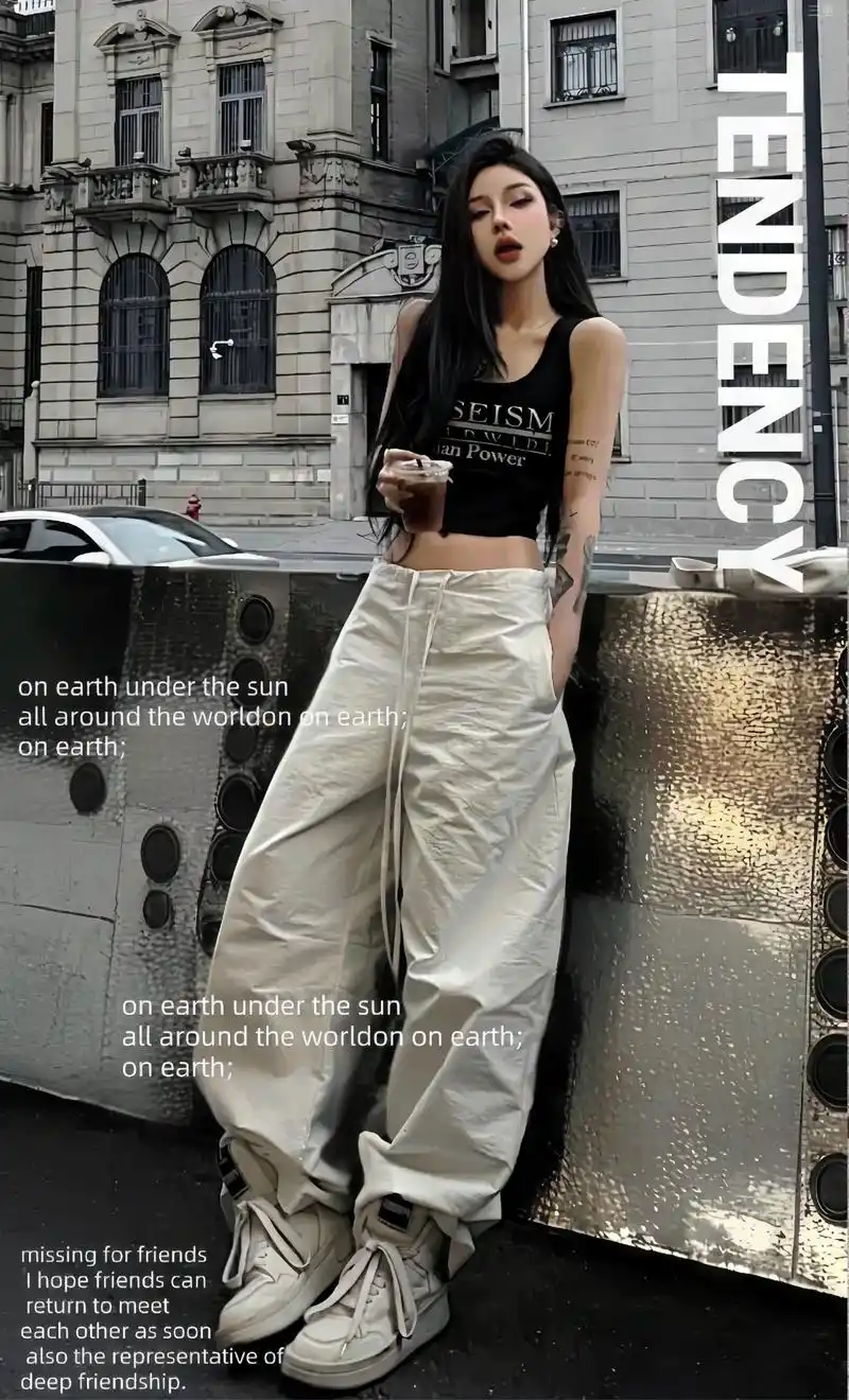 夏日美式街头氛围感穿搭