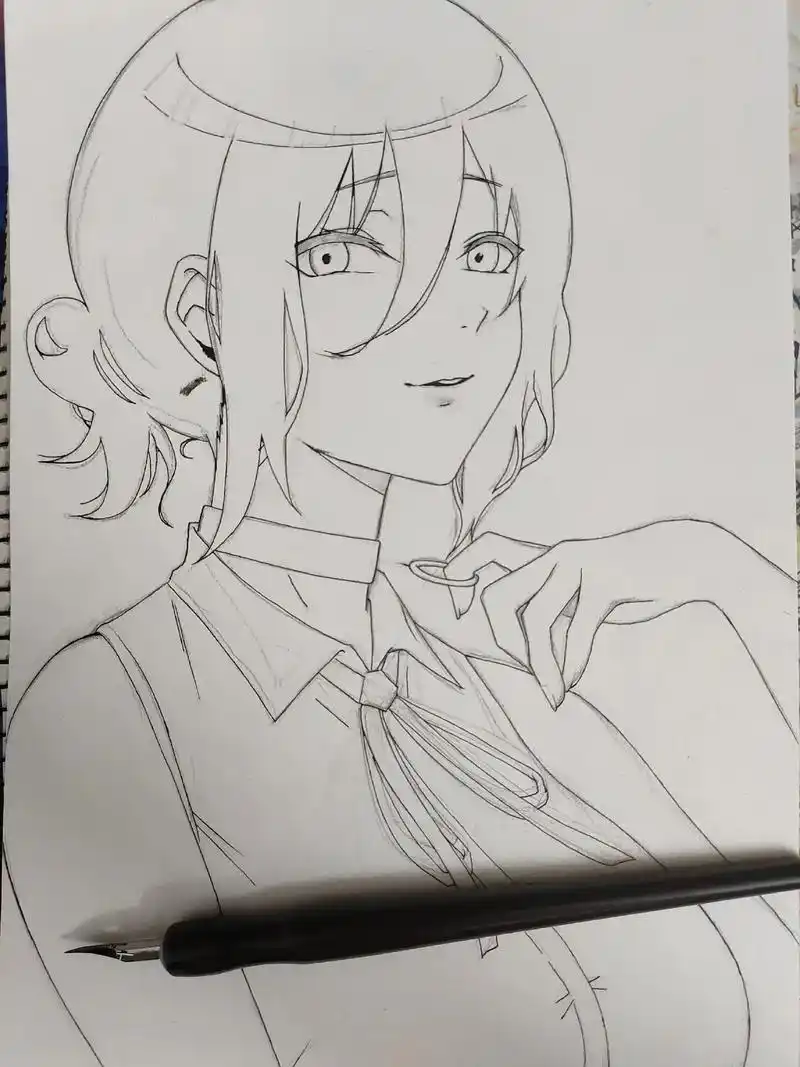 二次元 #手绘 #动漫 #电锯人 #蕾塞 看好你的雄性动物 - 抖音