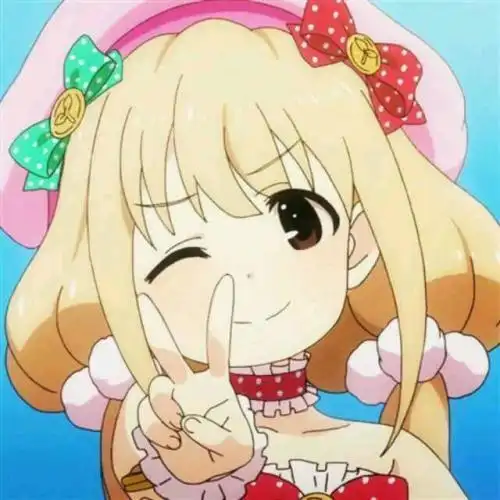 呆萌可爱动漫女孩头像卡通头像