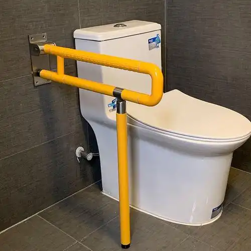 厂家直供卫生间老人残疾人无障碍马桶折叠扶手栏杆安全坐便起身器