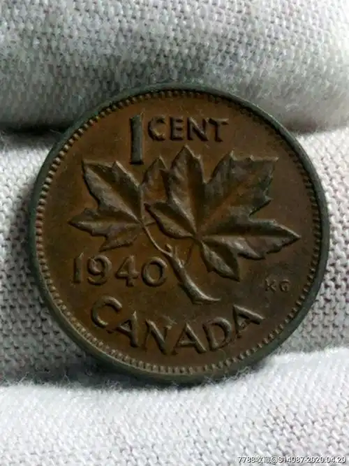 外币1940年加拿大1分
