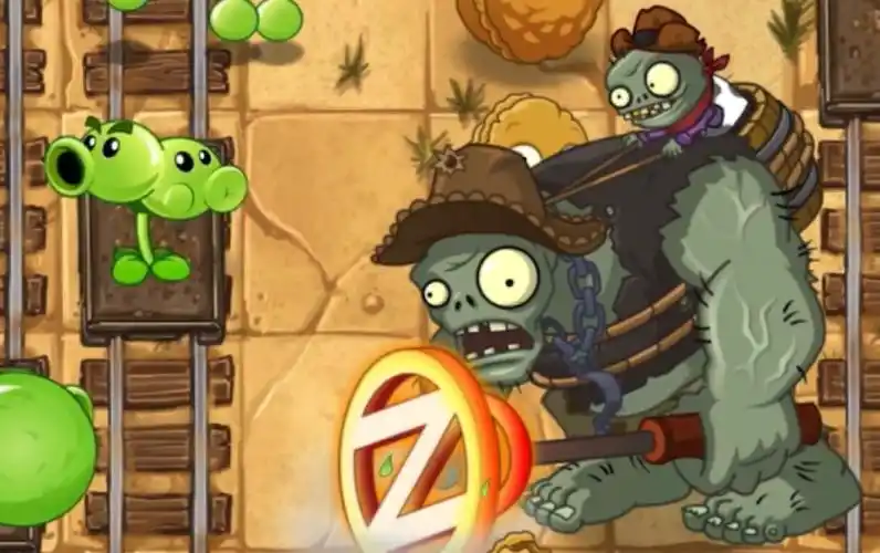 打铁的凶猛西部巨人僵尸-植物大战僵尸2国际版ep14_哔哩哔哩_bilibili