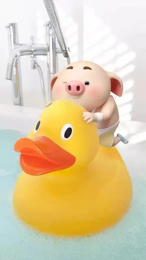 刷爆抖音的猪猪壁纸!