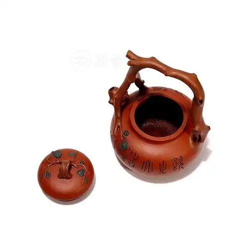 宜兴名家范洪泉紫砂壶作品《东坡提梁壶》原矿全手工优惠全场包邮真品