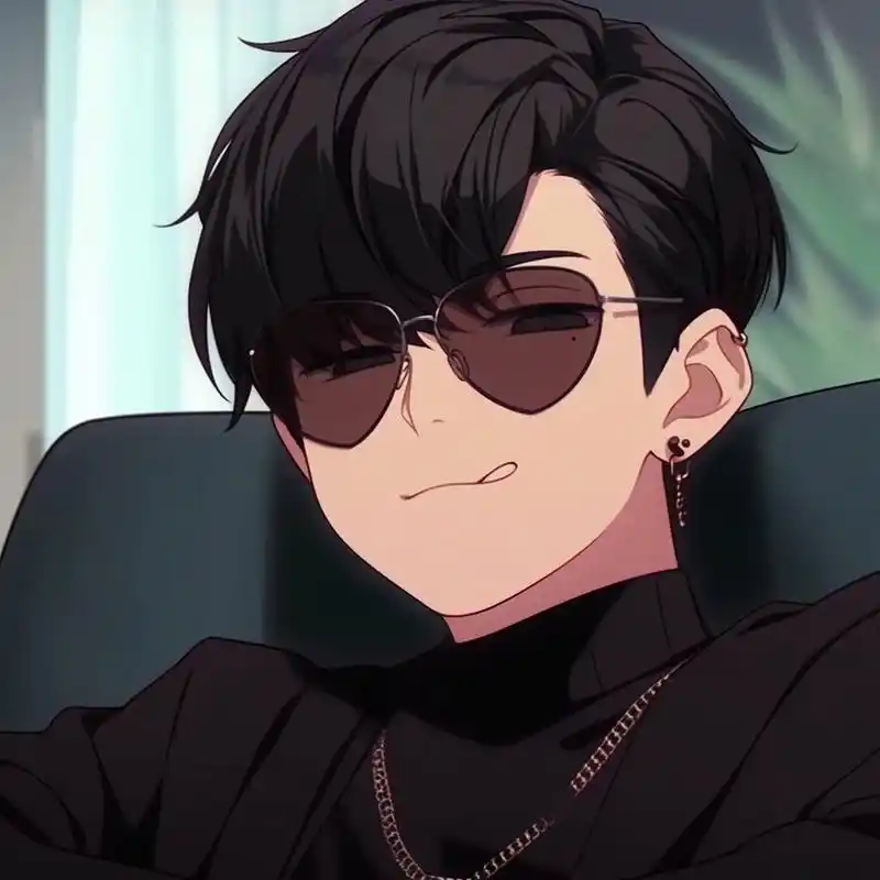 酷男生头像:墨镜一戴,谁都不爱(a版)