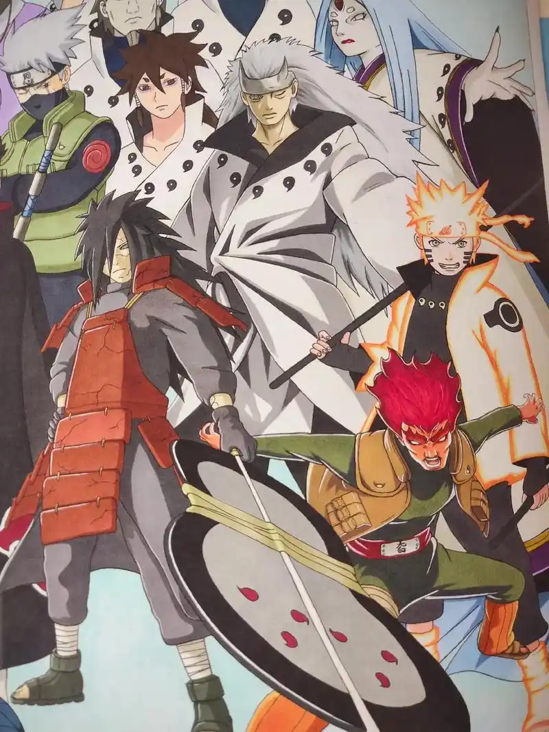 这么全的火影忍者全家福!长4米,喜欢的小伙伴记得点点关注!# - 抖音