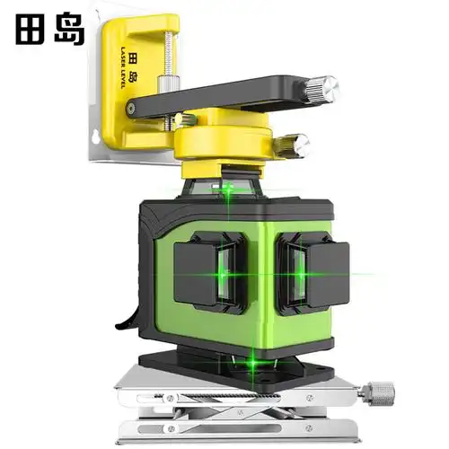 田岛16线绿光贴地仪水平仪高精度自动打线 铺地砖12线扫平贴墙仪