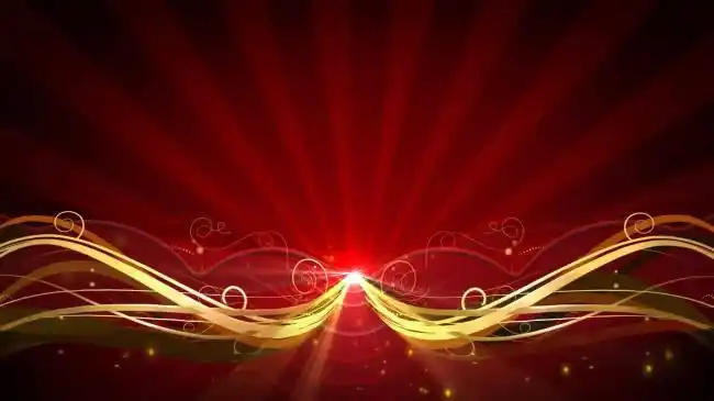 movled演出舞台晚会婚庆视频背景红色光效