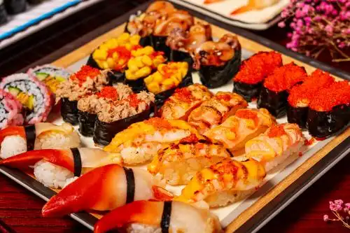 寿司摆盘 寿司 摆盘