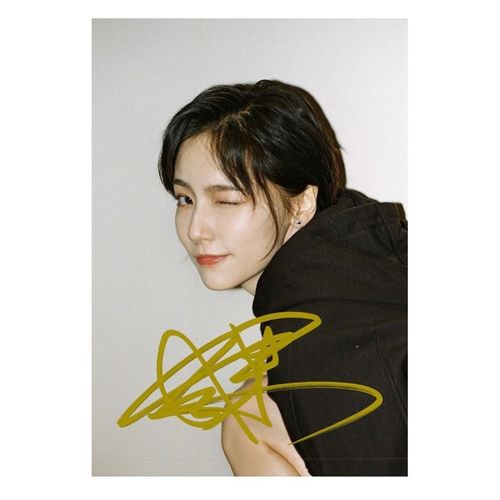 6寸成果亲笔签名照片新款热门宣传照签名照2号