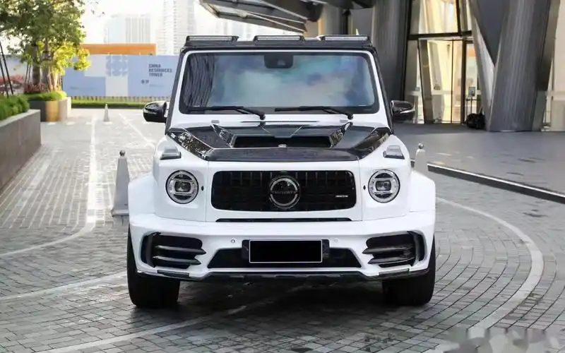 奔驰大g改装mansory款干碳大包围,吻合度好