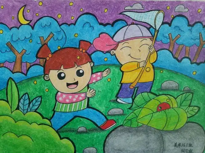 2017美术系儿童画获奖作品 - 美篇
