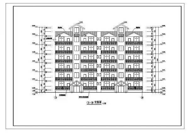 立面图,楼梯入口雨篷立面详图,楼梯入口雨篷剖面详图等,图纸内容完整