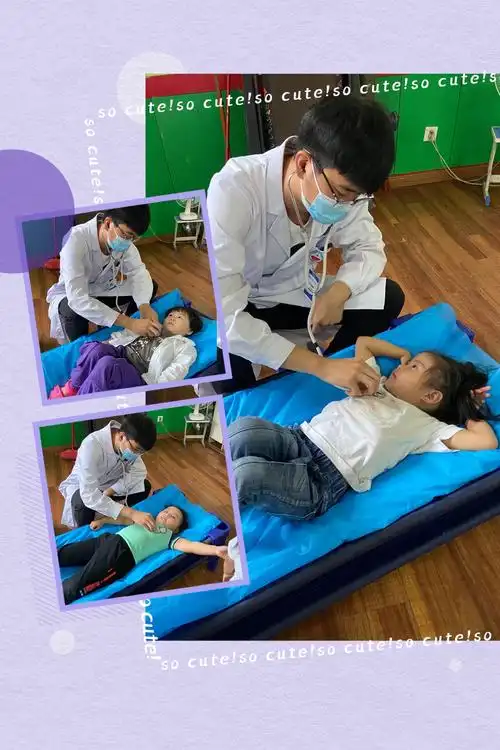 新天地幼儿园"健康 快乐 成长"——小二班六一体检