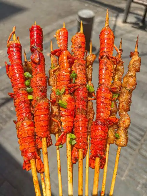 这个藏在万松园里的烤龙虾串真的百吃不腻