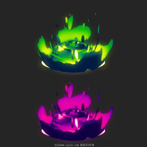 卡通火焰特效小夕gif源文件游戏特效交流poweredbydiscuz