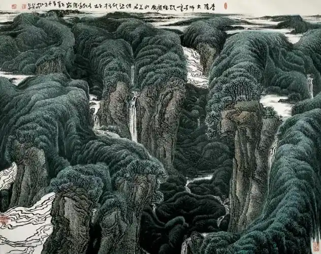 宋庄公益山水画高研班导师一一路怀中教授