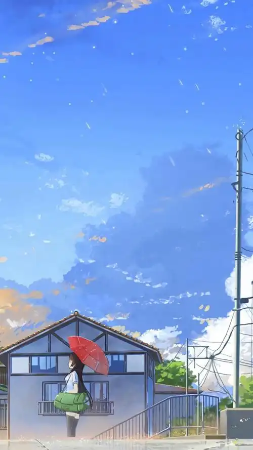 精美动漫风景插画手机壁纸