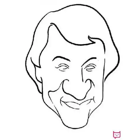 单线式人物简笔画夸张