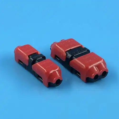 低压电线连接器1针i抽头快速接头连接器通用i形无剥线所需端子连接器