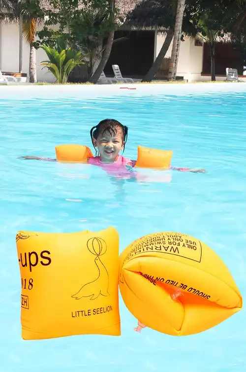 游泳手臂圈成人加厚 双气囊充气游泳圈水袖儿童臂圈浮袖游泳装备