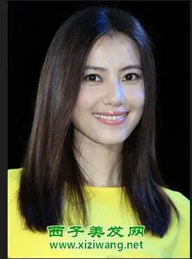 高圆圆发型_高圆圆中长发发型_高圆圆发型图片_西子美发网www.