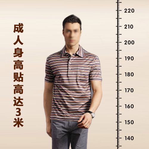 5米-3米成人测量身高贴尺子家用墙贴纸简约