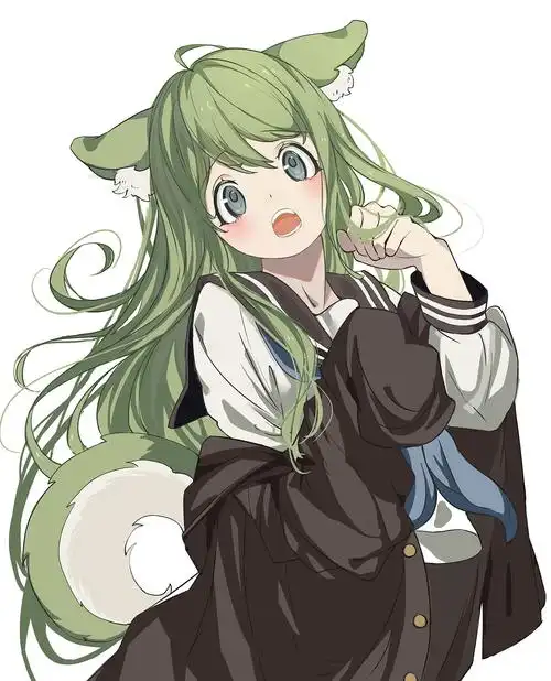 绿毛少女|插画|创作习作|ka57 - 原创作品 - 站酷 (zcool)