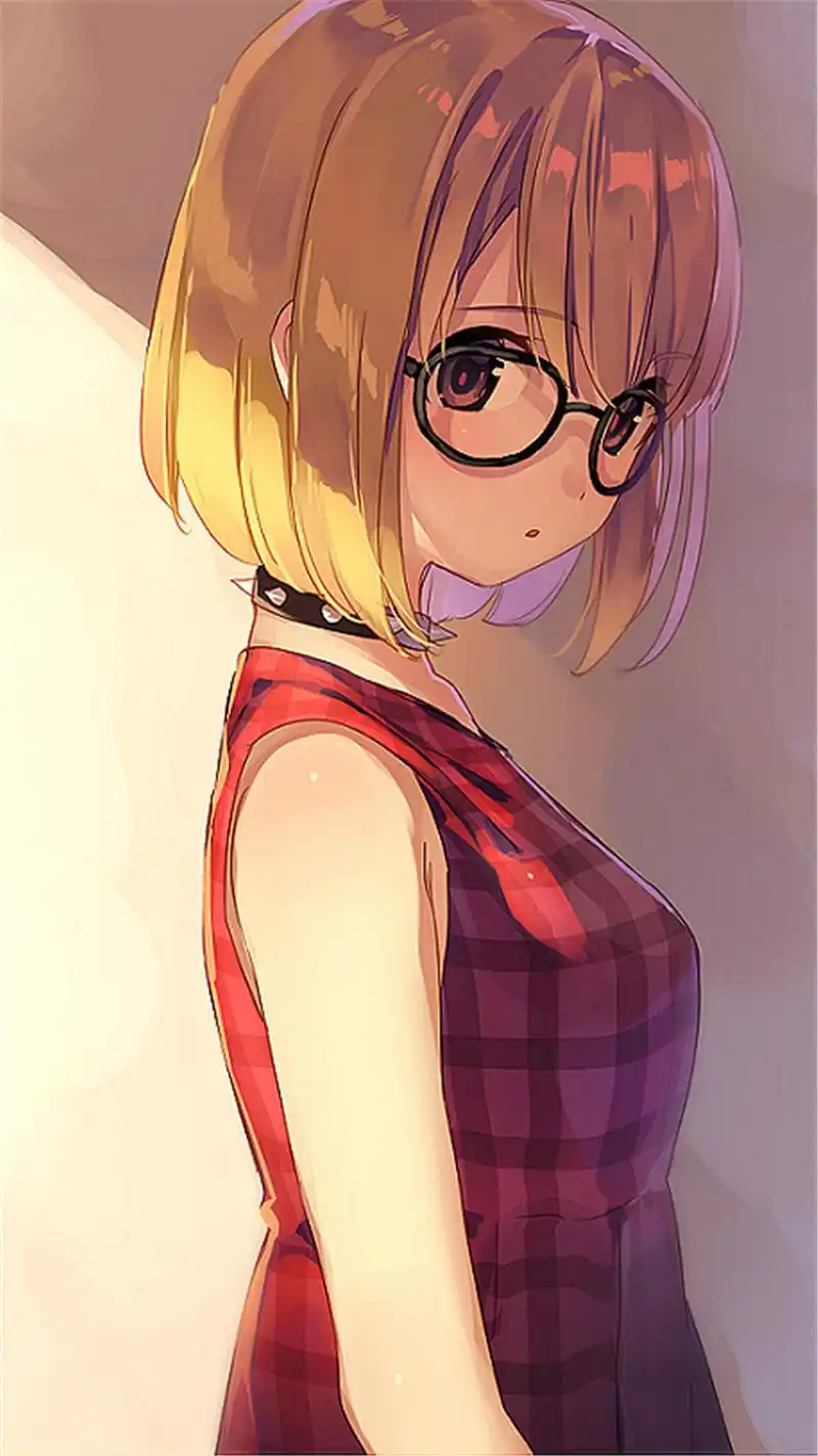 甜美可爱的动漫美少女手机高清壁纸