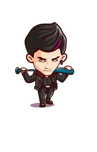 张一山柒个我q版人物海报高清图片