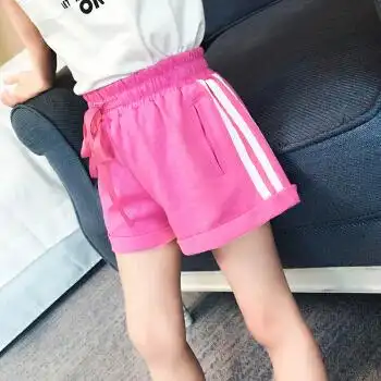 发货】童装女童短裤外穿2018夏季新款韩版小童休闲运动裤儿童热裤潮