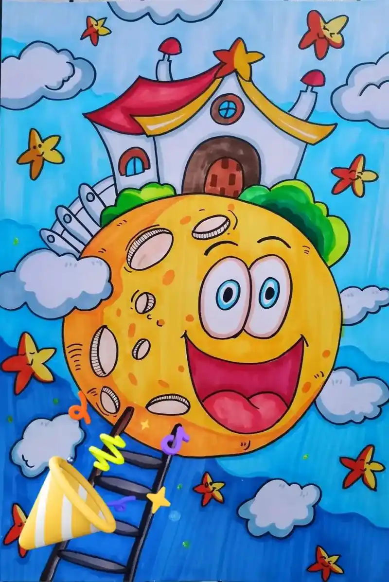 创意美术画.创意美术画#每天跟我涨知识 #知识分享 #创作灵 - 抖音