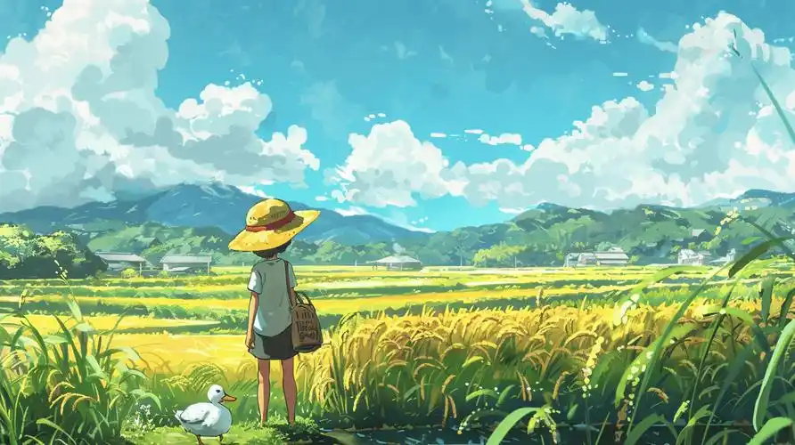 宫崎骏夏日漫画风壁纸,点亮你的屏幕与心灵!