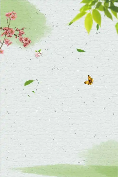 中国风简洁大方二十四节气小满海报背景模板免抠素材免费下载_觅元素5