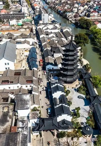 图说:古色古香的泗泾古镇.陶磊 摄