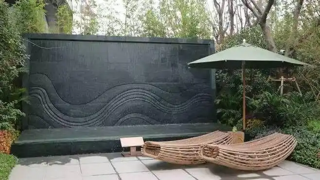 [分享]庭院景观墙,画在墙上的艺术